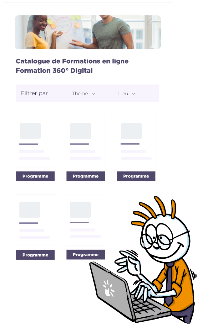 exemple catalogue de formations Linscription.com